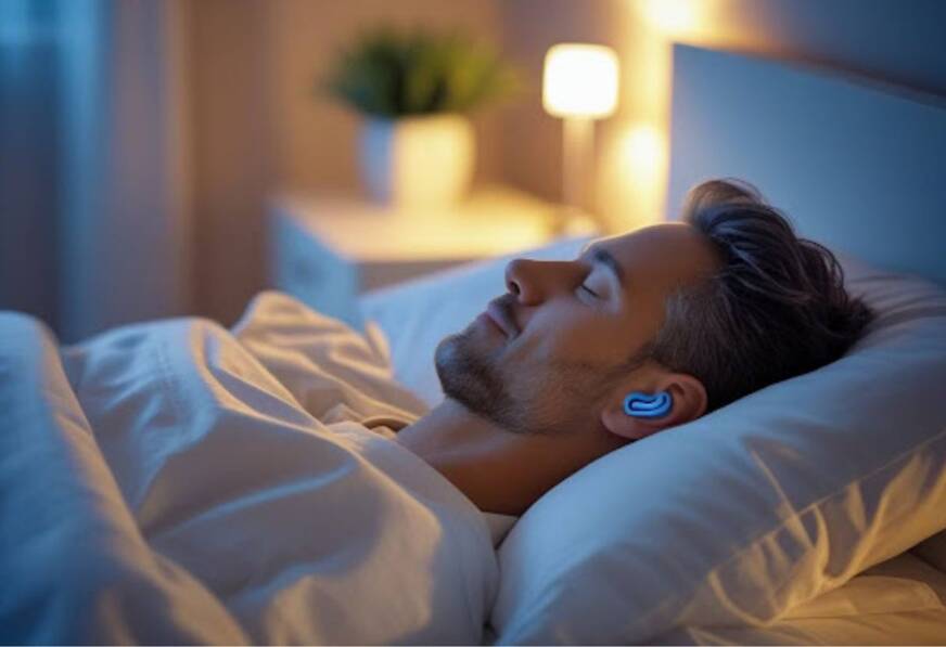 Mit Ohrstöpsel schlafen